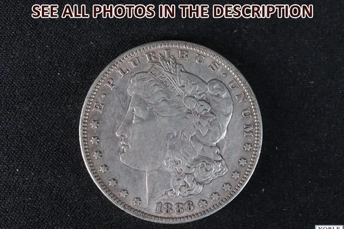 NobleSpirit (JL) Desirable 1886 O Morgan Silver Dollar VF / XF Extremely Fine