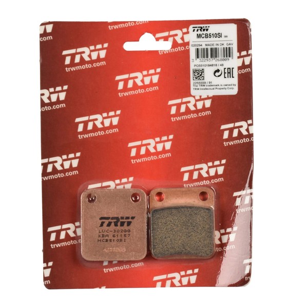 TRW Bremsbelag Sinter Offroad (FüR: Kawasaki KLX 125 LX125C 10-16 Hinten )-image
