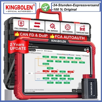 Kingbolen K10 PRO Fahrzeug-Komplettdiagnosegerät Schlüssel ECU-Codierungsscanner