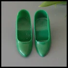 💚Barbie HTF Green Closed Toe Heels Pumps Shoes Vintage 1960's Japan *GooD💚