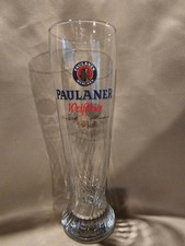 Vaso de cerveza Paulaner Munchen Weisse / Hofbrau House 8" de alto 0,5 L / Shot