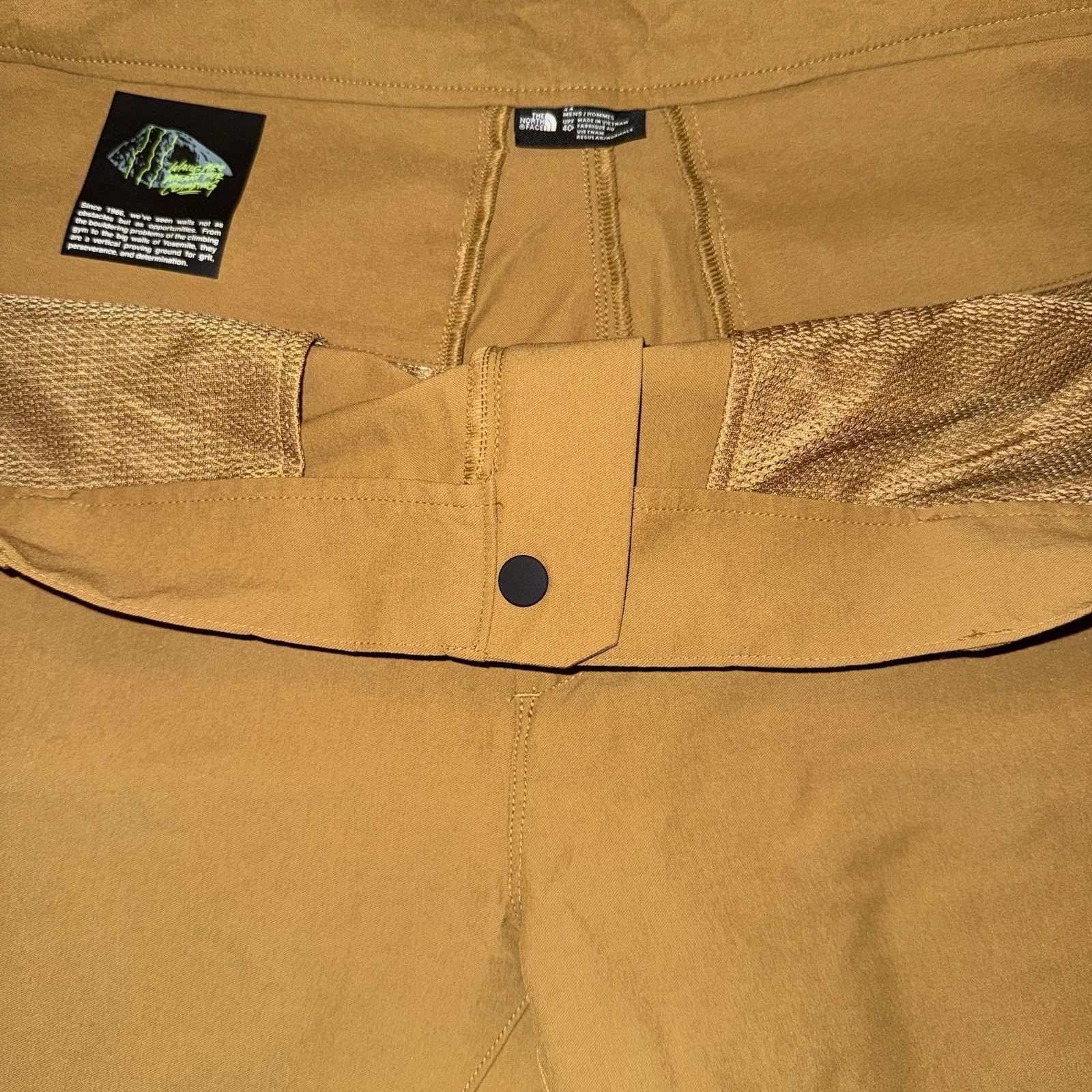 The North Face Men’s Climbing Pants 44 Regular Tan Stretch Nylon UPF 40 Hiking