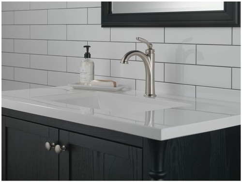 Delta 532-MPU-DST Woodhurst 1.2 GPM 1 Hole Bathroom Faucet - Chrome - Bild 8 von 12