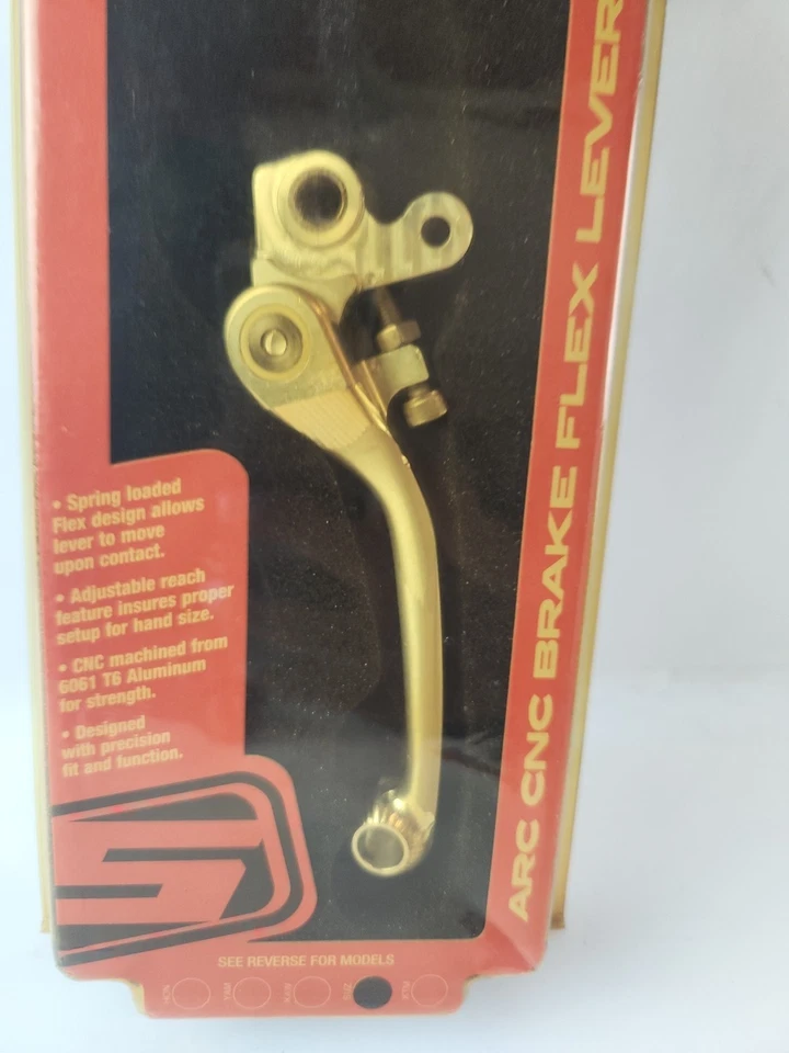 Palanca flexible de freno delantero CNC Sunline Suzuki RM 85 02-04 RM 125/250 86-95/17-01-005 Foto 3 de 4