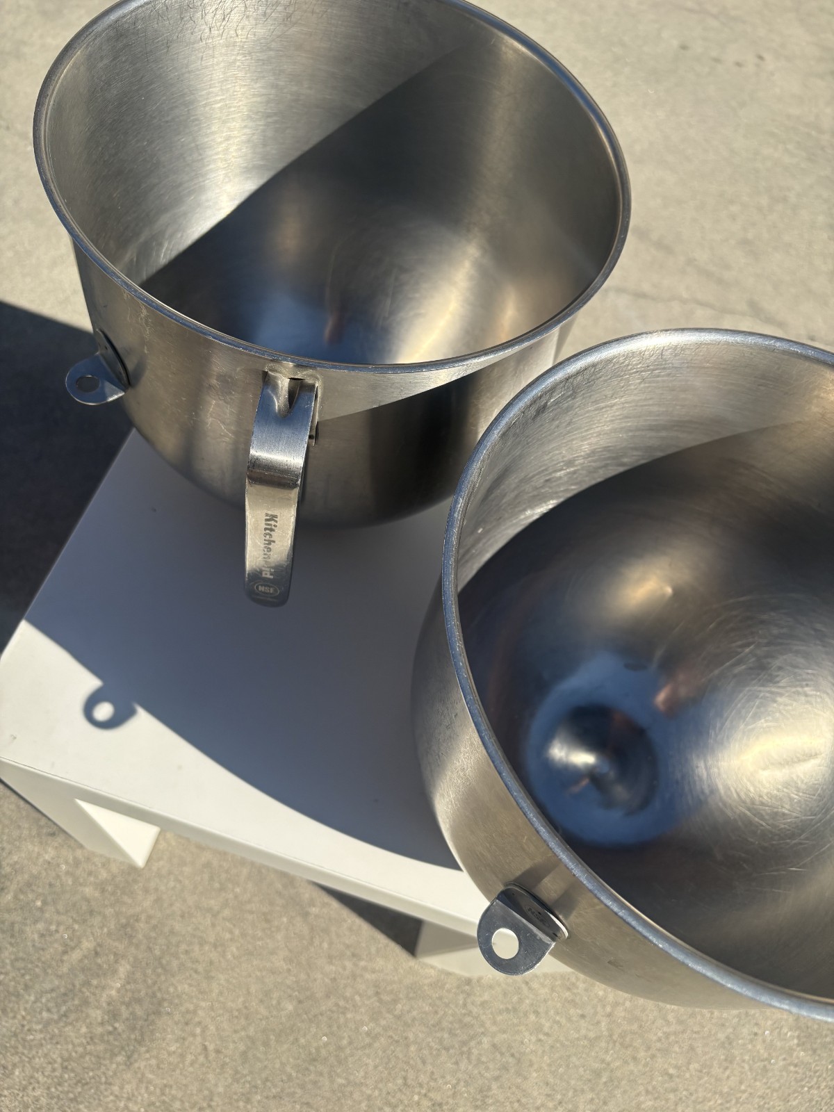 KitchenAid KSM8990NP Commercial 8 Qt Bowl Lift Mixer Gray Works Great