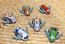 Set of 6- Pull Back Go Toy Airplanes Variety Pack - 2" CUTE
