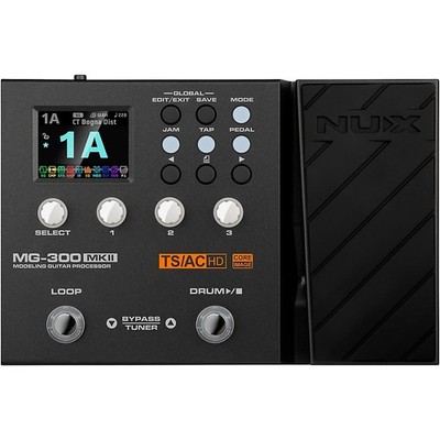 NUX MG300MKII MultiEffects and Amp Modeler Pedal Black