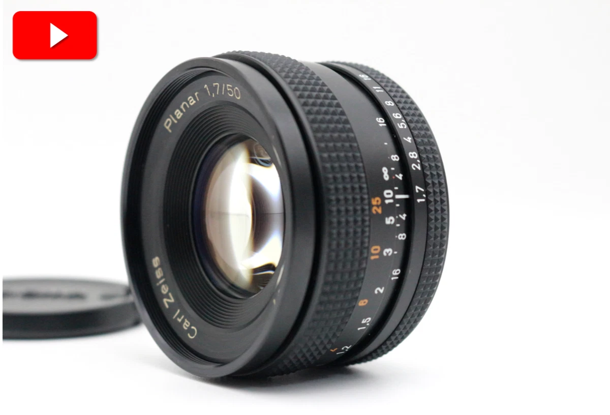 ZEISS Planar T* Camera Lenses 50mm Focal f/1.7 Maximum Aperture