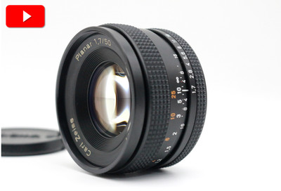 CONTAX Carl Zeiss Planar T* 50mm F/1.7 AEJ MF Lens C/Y  From JAPAN [ NEAR MINT ]