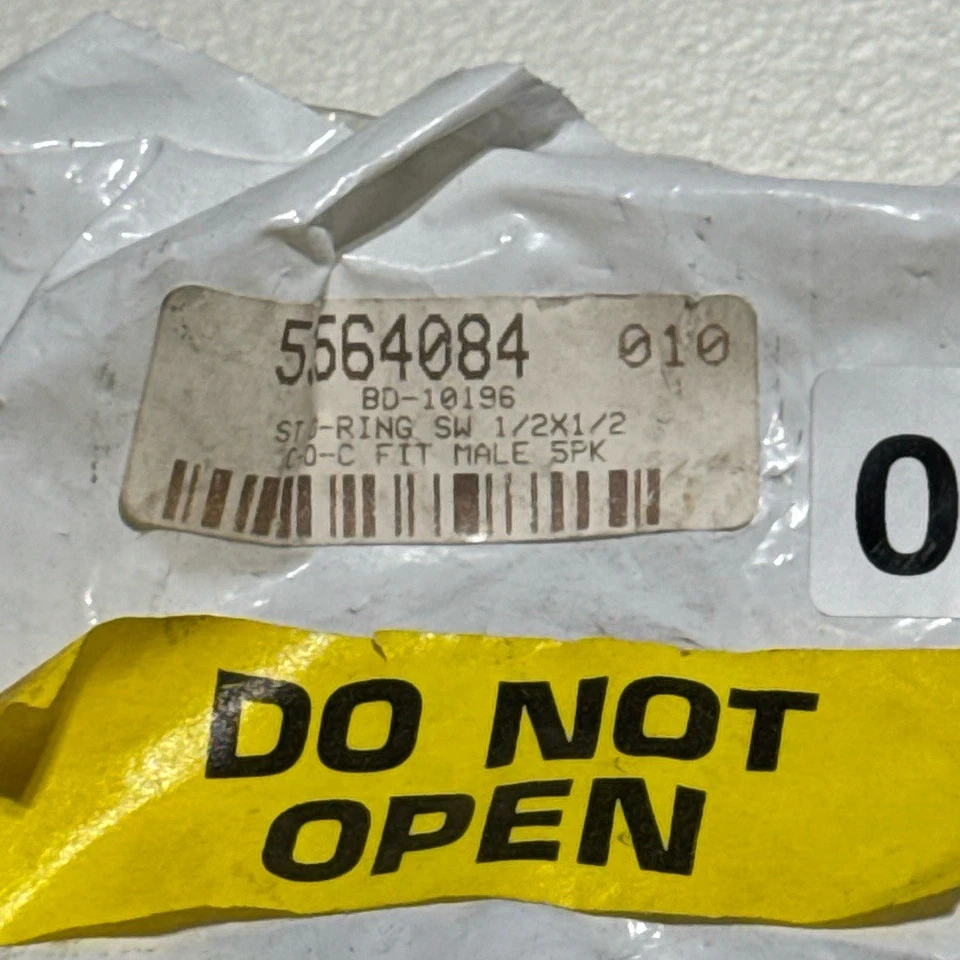 Eaton 10196 Coll-O-Crimp Hose Fitting 1/2 X 1/2 10196 Male O-Ring Swivel 4 Pack - Image 3 of 4