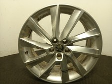SKODA SCALA Alloy Wheel 17" Inch 5x100 Offset ET40 6.5J 2019-2026 657601025D