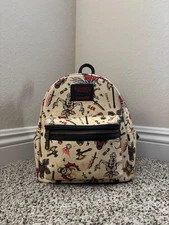 Loungefly (FYE / Netflix) Stranger Things Hellfire Club AOP Mini Backpack