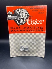 Monogram Tiger Slot Car Wide Racing Wheels 1/32 scale #SR1105/69  1/2"D NOS