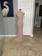 Windsor Women Small Rose Pink Formal Lace Styled Dress