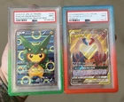 Pokemon Pikachu Poncho & Love Birds Duo (PSA 9)