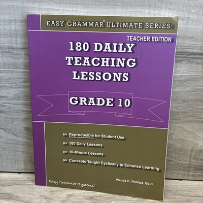   EASY GRAMMAR ULTIMATE SERIES: 180 DAILY TEACHING LESSONS: GRADE 10 TEACHER ED