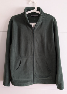 C&A Fleece Jacke  Größe L/XL/42/44/46  Oliv-Grün   A-A: 54 cm NEU