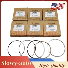 6 Piston Rings Set New for VW Touareg Phaeton Porsche Cayenne 3.6L 03H198151D