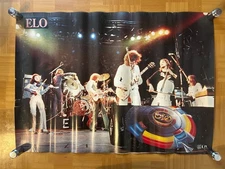 Electric Light Orchestra / Vintage 1970s Japan Original Promo Poster B2 20x28in