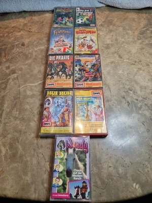 Konvolut Hörspiel MC'S, Kassetten, Flintstones, Lederstrumpf, die drei ???, OVP - Bild 1 von 4