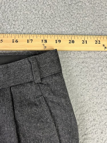 Pantalones Brooks Brothers vintage para hombre 36 gris franela lana plisada hechos en EE. UU. 1999 - Imagen 4 de 15