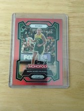 2024 Panini Prizm Monopoly WNBA - Mercedes Russell 46 - Red /99