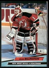 🏒 1992-93 Fleer Ultra  - Craig Billington Devils #334