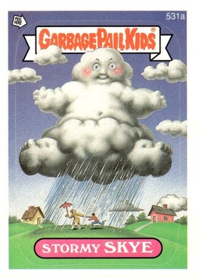 Garbage Pail Kids Topps Series 13 #531a Stormy Skye