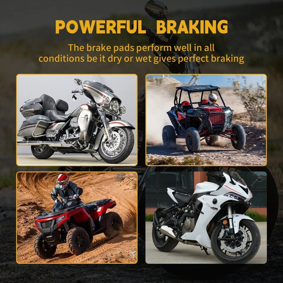 GSX 600F Front Rear Brake Pads for Suzuki GSX600F Katana 600 1998-2006 2004 2005 - Image 4 of 4