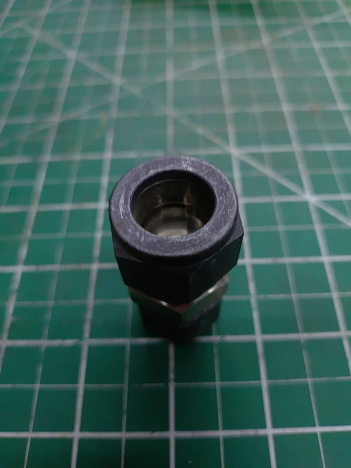 Parker 10-8 HBZ-SS Stainless Hydraulic Compression Union 5/8" x 1/2" 10000psi - Image 2 of 3