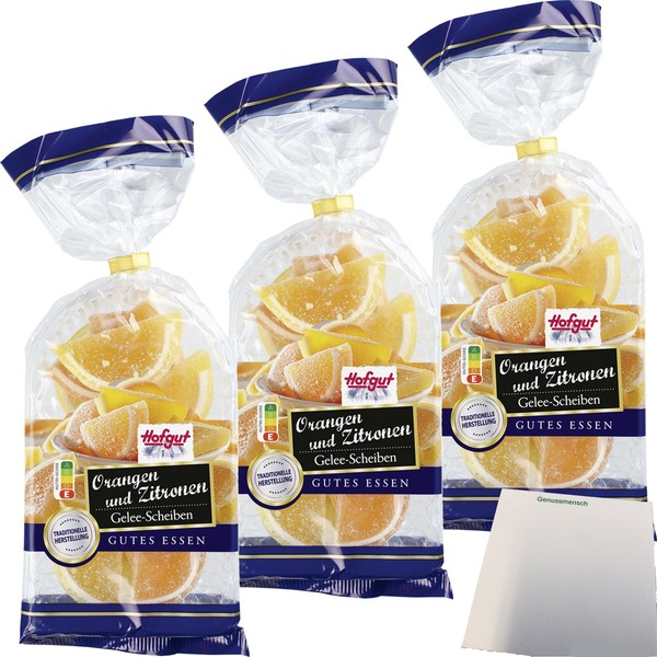 Hofgut Orangen & Zitronen Gelee-Scheiben 3Er Pack 3X175G Beutel Usy Block-image