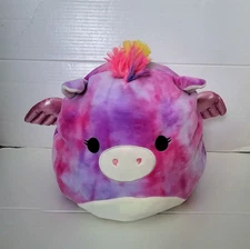 Squishmallow Flipamallow 12" Willow The Tie Dye Pegasus Kimberly The Llama 2020