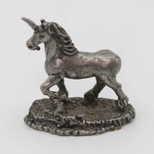 RAWCLIFFE Fantasy RPG Unicorn - 1" Pewter Metal Miniature Figurine