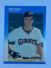 ⚾ 1987 Fleer Baseball Rookie Base Card #269 Will CLARK ⚾