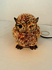 Owl shaped table night lamp - 5,5 in height, width - 4,2"