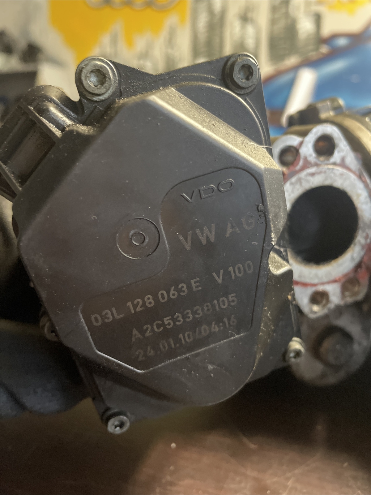 Audi A4/a5 2.0tdi Engine Inlet Manifold Swirl Flap Actuator Motor