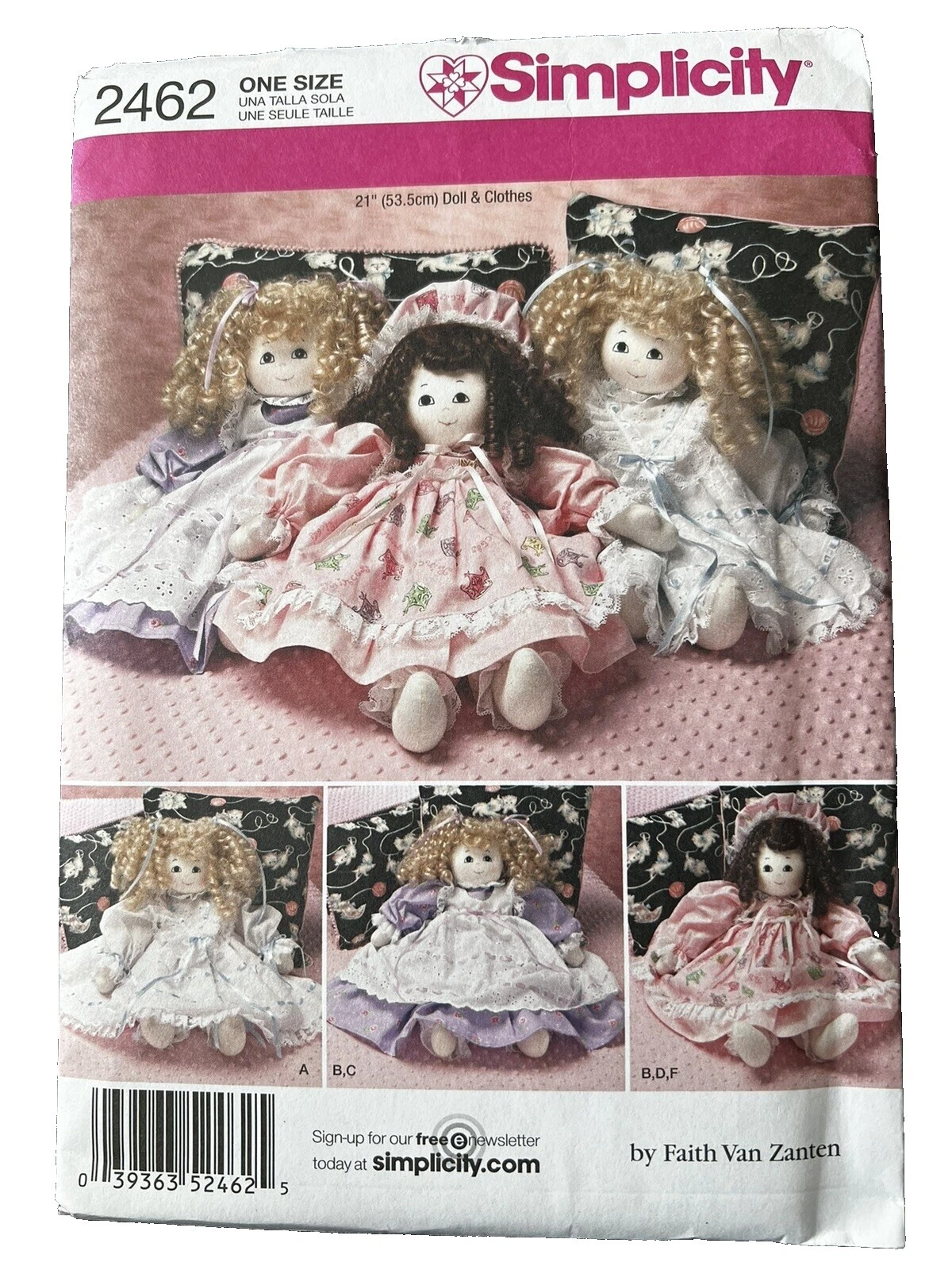 Patrones de costura Simplicity Muñecas/juguetes