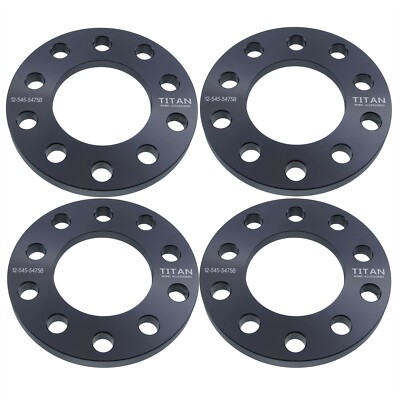 2-Pack 5/16" Billet Wheel Spacers For Ford Mustang 2015-2025 | 5x4.5 Bolt Pattern | CNC Machined 6061 T6 Aluminum
