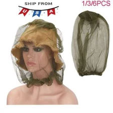 Anti-Mosquito Bug Bee Insect Head Net Hat Sun Protection Hiking Fishing Adult