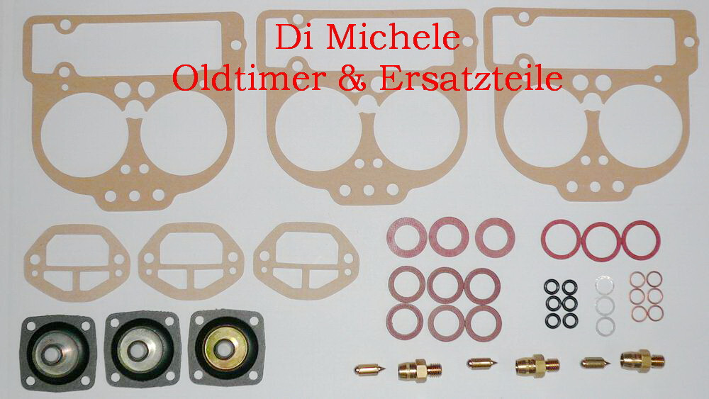 Fiat Dino Ferrari Dino 3x40 DCNF Weber Carburetor Kit with Gasket Service B 0026