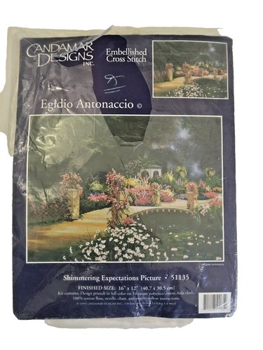 CANDAMAR DESIGNS Thomas Kinkade Garden Of Promise #51634 Cross