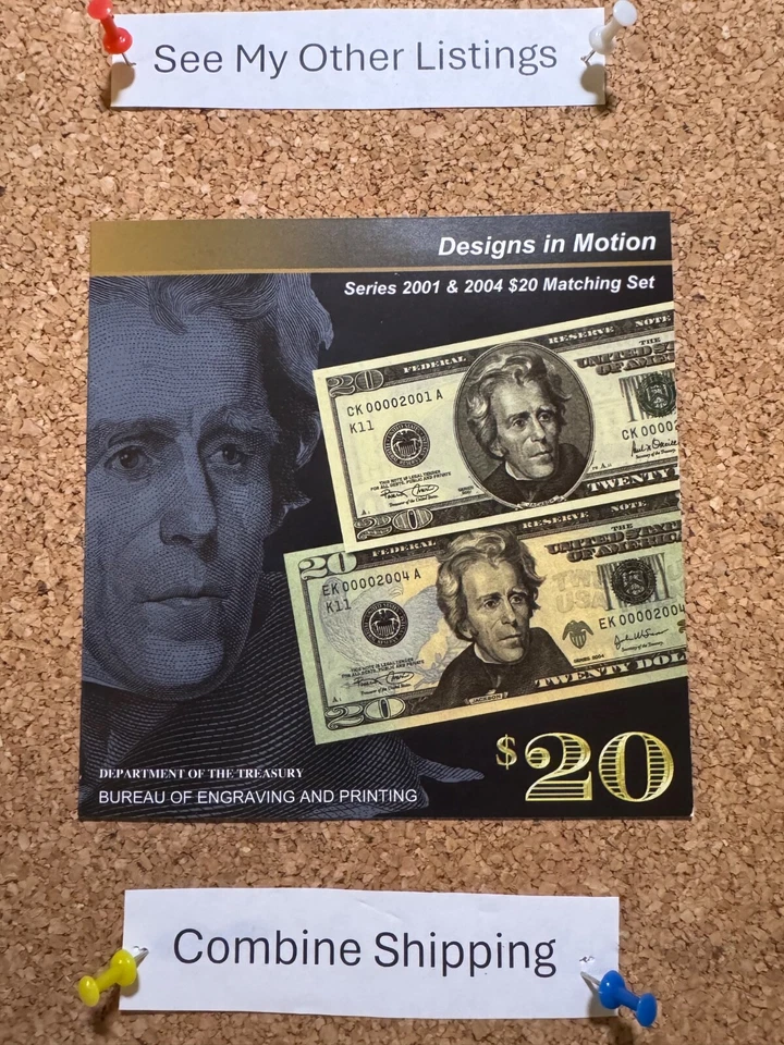 2001/2004 $20 FRN Matching Set Bureau Of Engraving - Image 3 of 4
