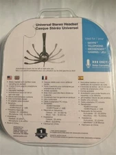 Cyber Acoustics AC-204 Silver/Black Headband Headsets