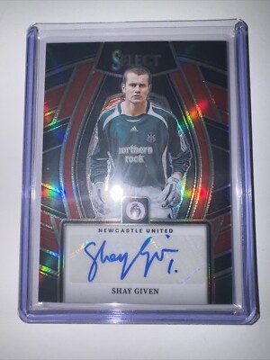 Panini Premier League Select 2023/24 Shay Given - Newcastle Auto Signed Red