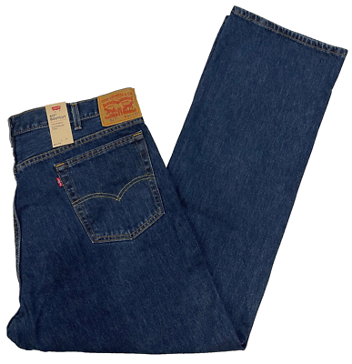 Levis 517 Bootcut Mens Jeans 40X32 Dark Blue Stonewash W40L32