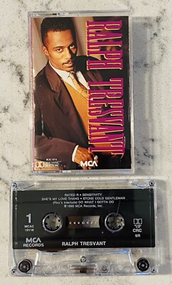 Ralph Tresvant self-titled Cassette tape 1990 Hip Hop R&B Swing tested