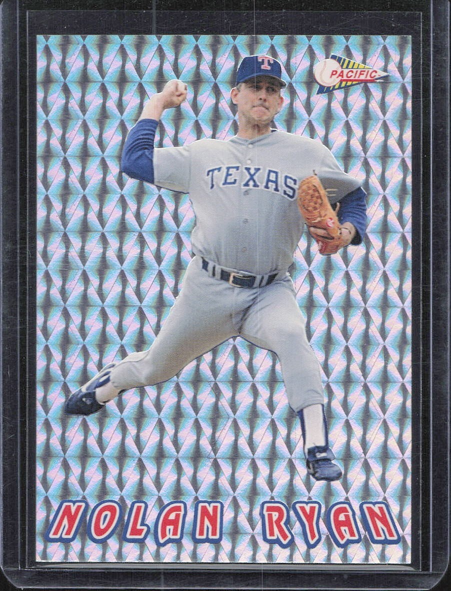 1993 Pacific Texas Express Nolan Ryan Prism 19 Texas Rangers