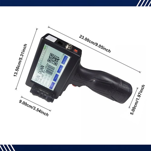 Handheld Tintenstrahldrucker Inkjet Drucker Datum Barcode Logo Etikette 600DPI - Bild 8 von 15