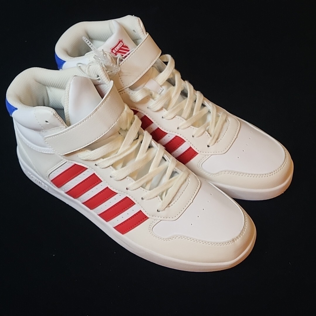 men's size 10.5 K-SWISS Classic VN R/W/B High Top Sneakers