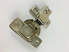 FERRARI 110 DEGREE 3" CABINET DOOR HINGE & PLATE, DOWELS MADE IN ITALY LOT of 10